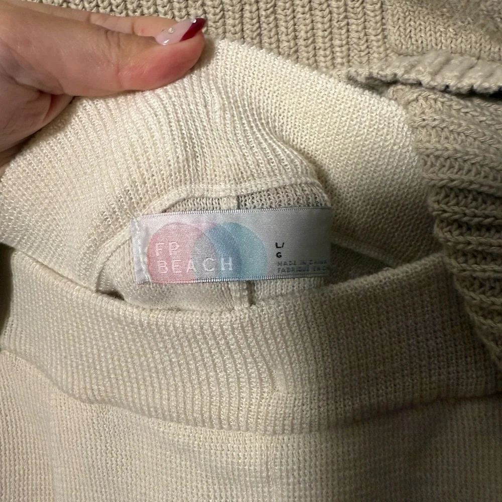 FP Beach Cream Knit Sweater - Picture 2 of 3